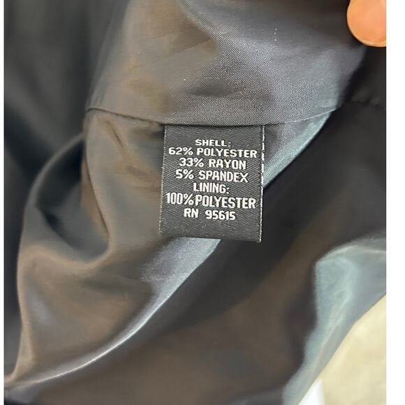 Rafealla Woman Women's Size 18W Black One Button Blazer Jacket #0351 - Picture 9 of 13